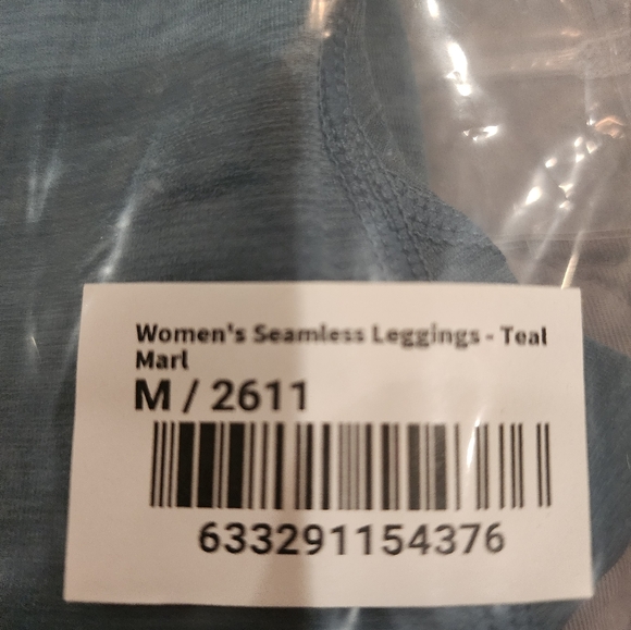 New With Tags Three Nails Seamless Leggings Teal Marle - Picture 4 of 7